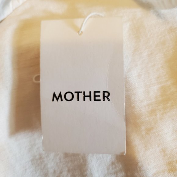 NWT MOTHER The Shaker Prep Fray Crop Jeans Size 31 MOTHR21072 Act Natural Cream - Picture 12 of 13